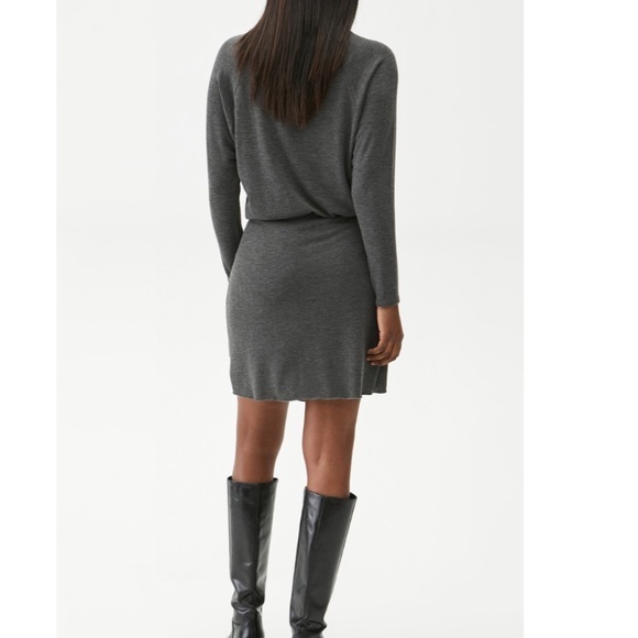 MICHAEL STARS Hally Faux Wrap Long Sleeve Dress - Picture 2 of 8